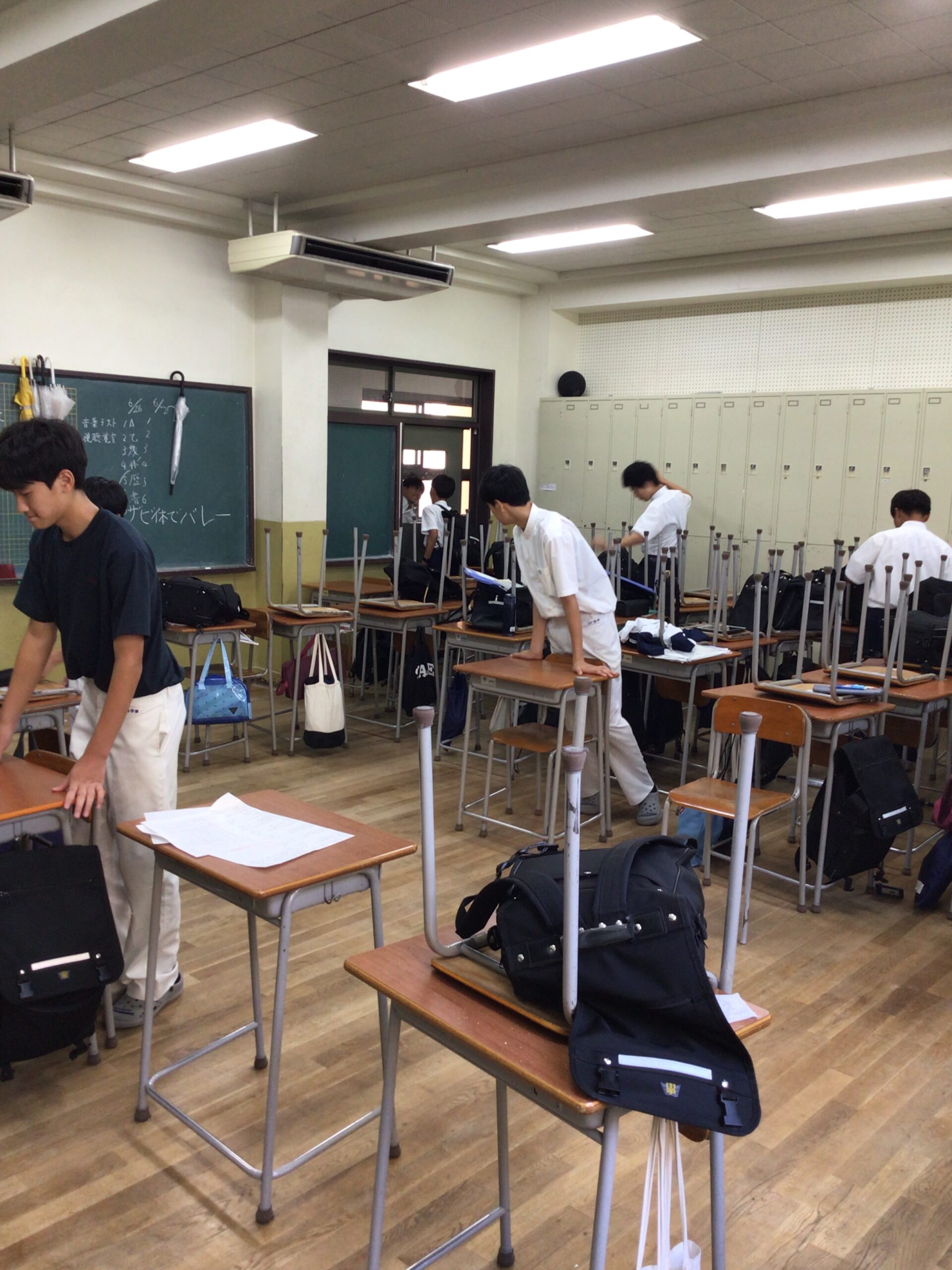 広島学院の日常 掃除の時間 - 広島学院中学校・高等学校