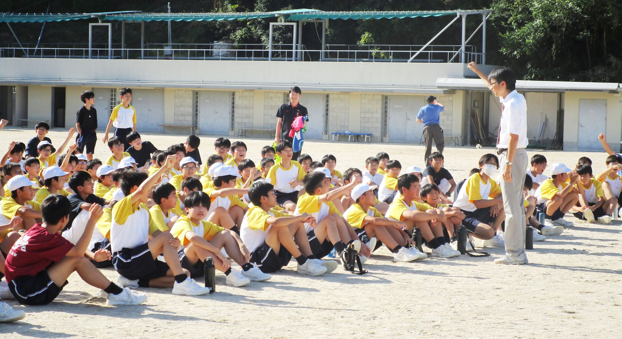 体育祭に向けて学年合同練習！ - 広島学院中学校・高等学校