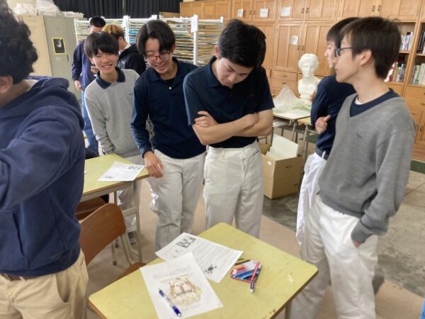 べラミン校生との思い出　美術編