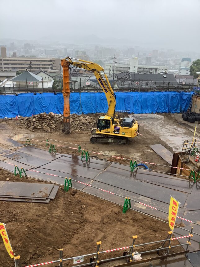 現在の工事の様子